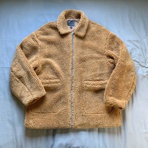 ASOS men’s oversized teddy coat